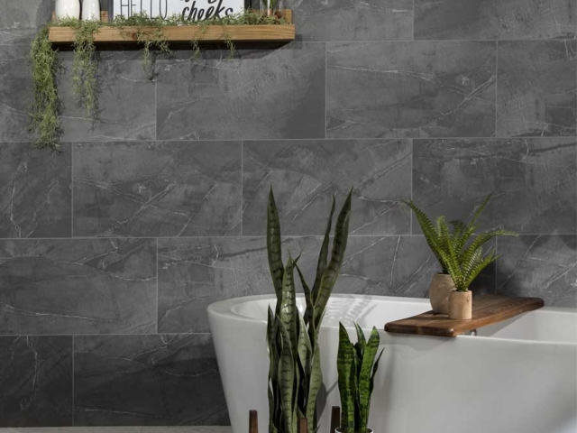 Palisade Wall Tile in Cracked Slate